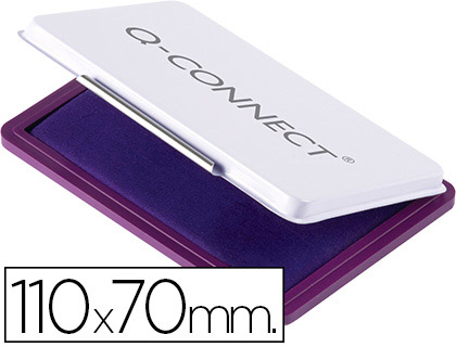 TAMPON Q-CONNECT N2 110X70 MM VIOLETA