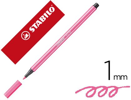 ROTULADOR STABILO ACUARELABLE PEN 68 HELIOTROPO PUNTA GRUESA 1MM