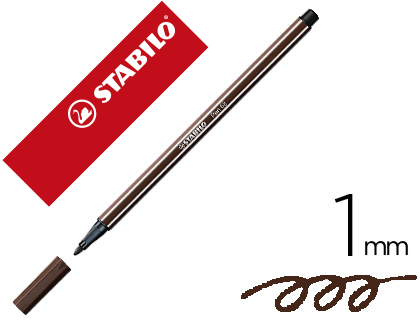 ROTULADOR STABILO ACUARELABLE PEN 68 SOMBRA PUNTA GRUESA 1MM