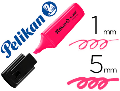 ROTULADOR PELIKAN FLUORESCENTE TEXTMARKER SIGNAL ROSA