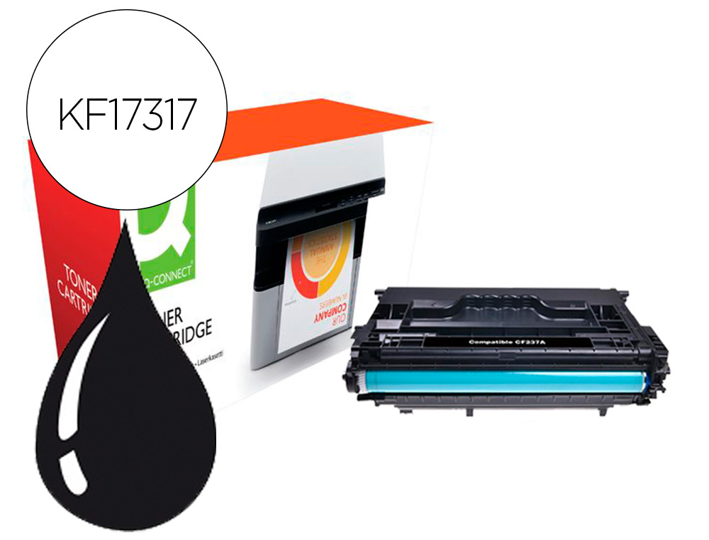 TONER Q-CONNECT COMPATIBLE HP CF237A LASERJET ENTERPRISE M607 / 608 / 609 / 631 / 632