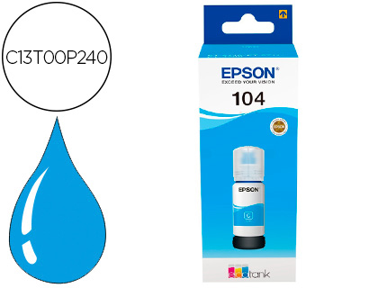 INK-JET EPSON ECOTANK 104 ET-2710 / 2711 / 2712 / 2720 / 2726 / 4700 CIAN 7500 PAGINAS