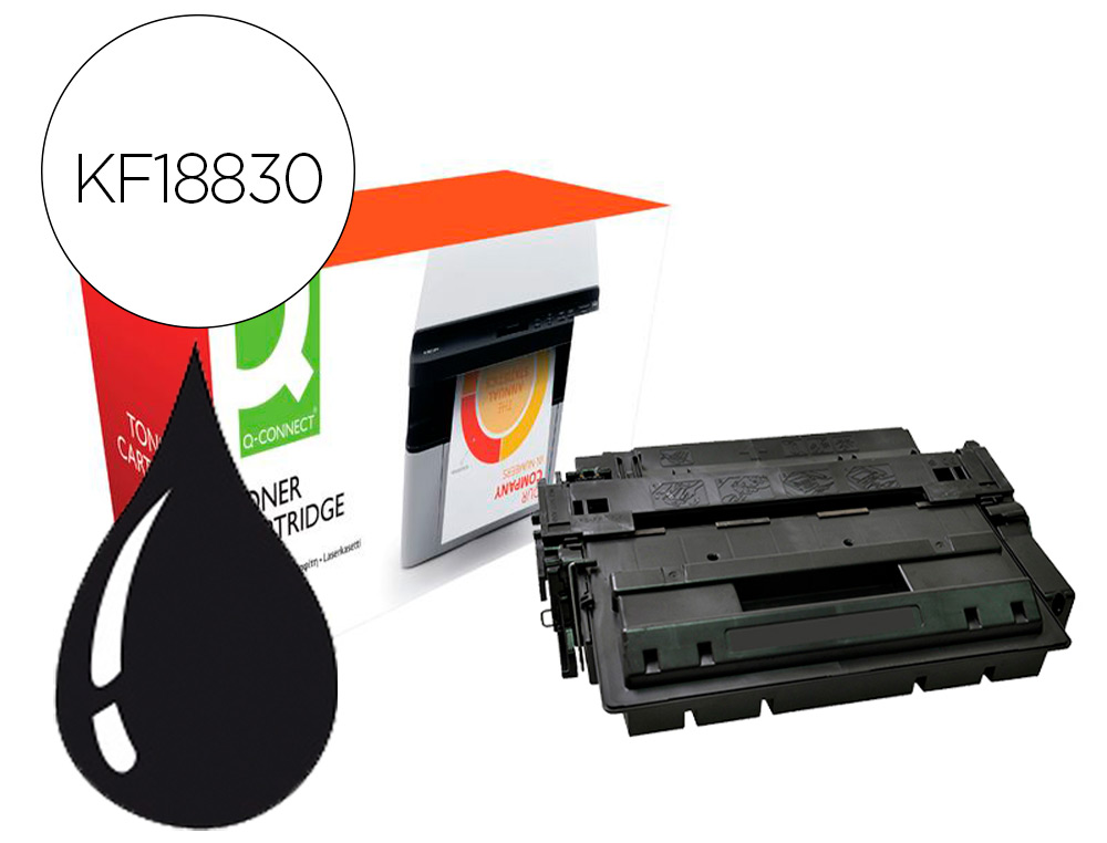 TONER COMPATIBLE Q-CONNECT CANON C724-HY I-SENSYS LBP 6750 / 6780 ALTO RENDIMIENTO NEGRO 12500 PAGINAS