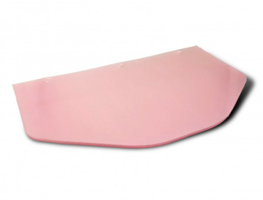 RECAMBIO VISOR FARU PARA PANTALLA A-20 POLICARBONATO TRANSPARENTE 385X225X8 MM