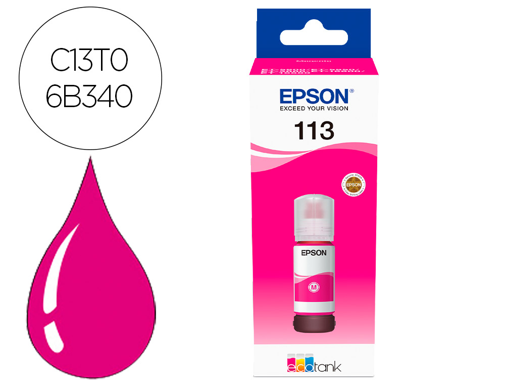 INK-JET EPSON ECOTANK 113 SERIES MAGENTA