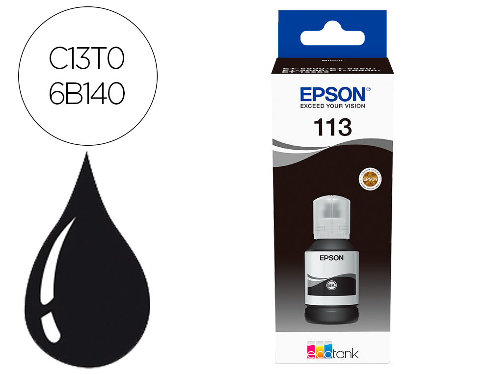 INK-JET EPSON ECOTANK 113 SERIES NEGRO