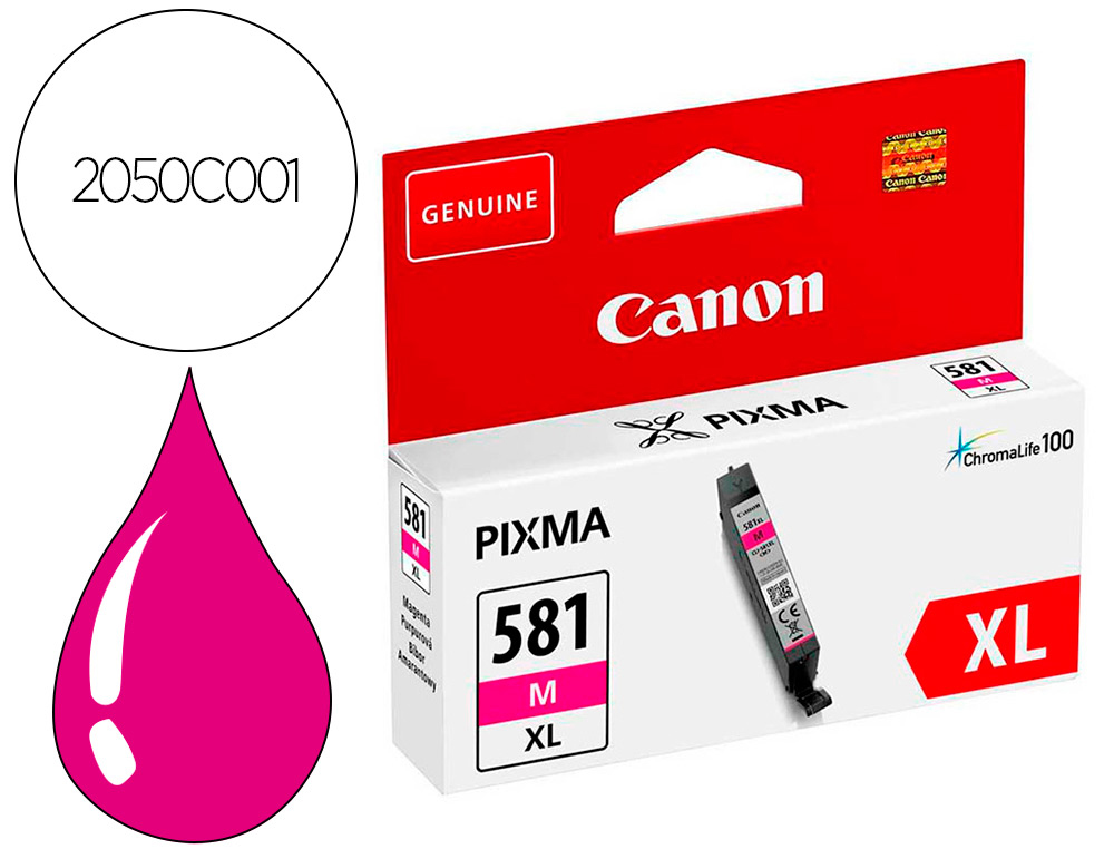 INK-JET CANON PIXMA CLI-581XL MAGENTA