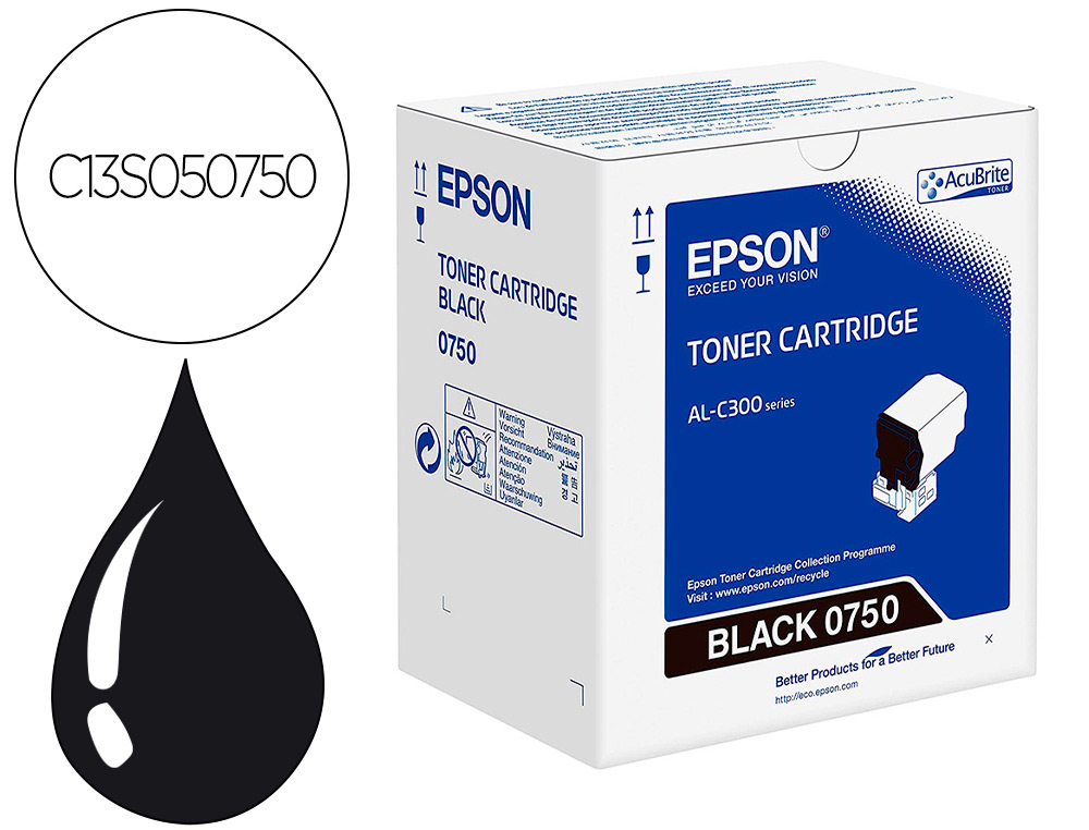 TONER EPSON C13S050750 NEGRO 7300 PAGINAS