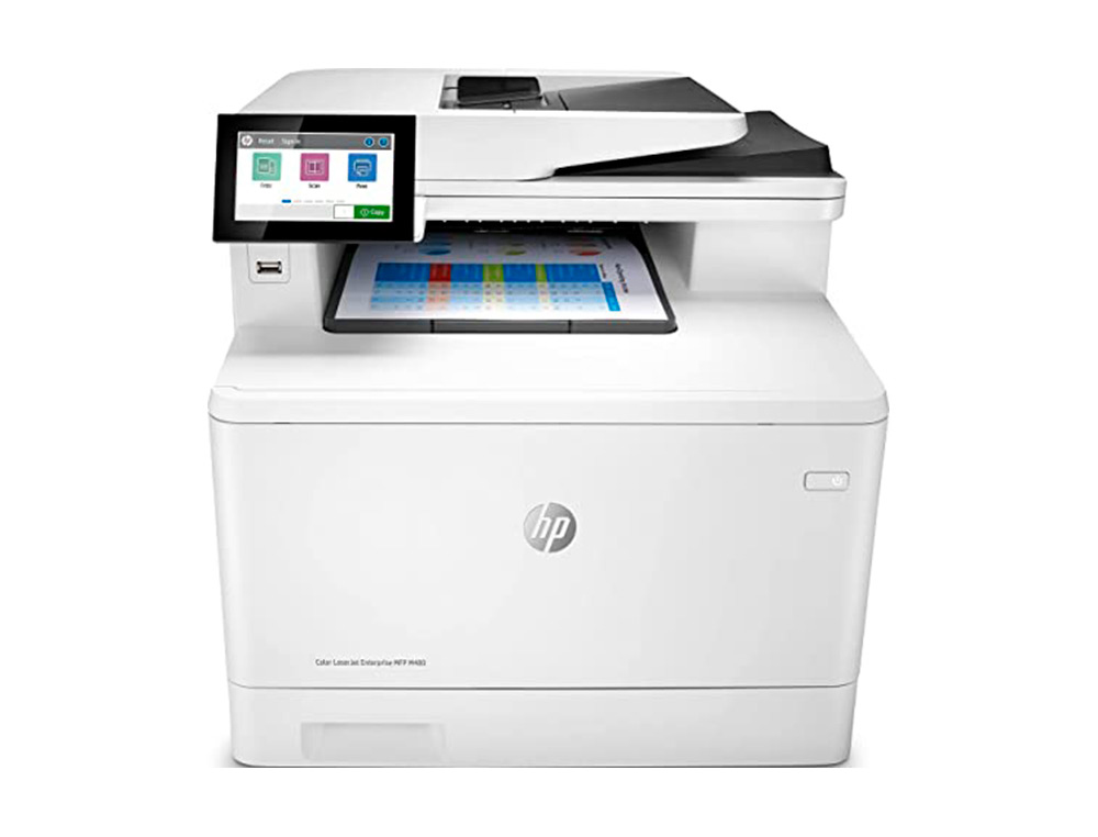 EQUIPO MULTIFUNCION HP LASERJET ENTERPRISE COLOR MFP M480F DUPLEX RED 27 PPM ESCANER COPIADORA IMPRESORA