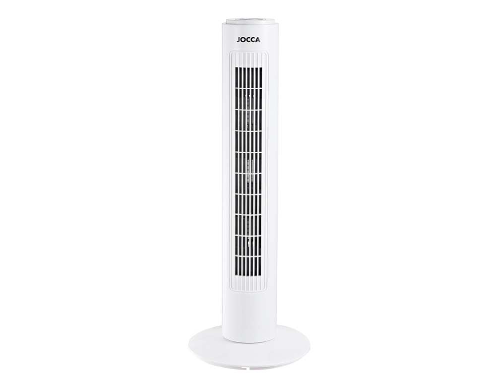 VENTILADOR DE TORRE JOCCA 3 VELOCIDADES 45W SISTEMA OSCILACION ALTURA 730 MM 730X170X170 MM