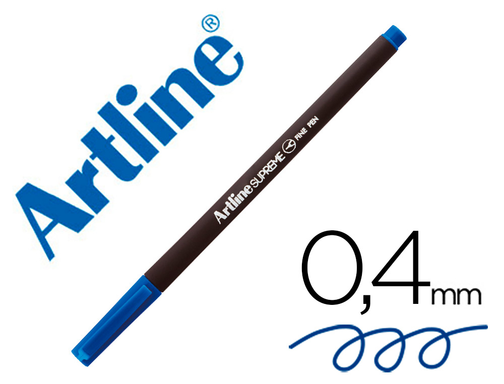 ROTULADOR ARTLINE SUPREME EPFS200 FINE LINER PUNTA DE FIBRA AZUL 0,4 MM