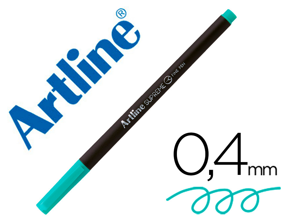 ROTULADOR ARTLINE SUPREME EPFS200 FINE LINER PUNTA DE FIBRA TURQUESA CLARO 0,4 MM