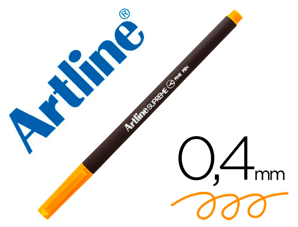 ROTULADOR ARTLINE SUPREME EPFS200 FINE LINER PUNTA DE FIBRA AMARILLO 0,4 MM