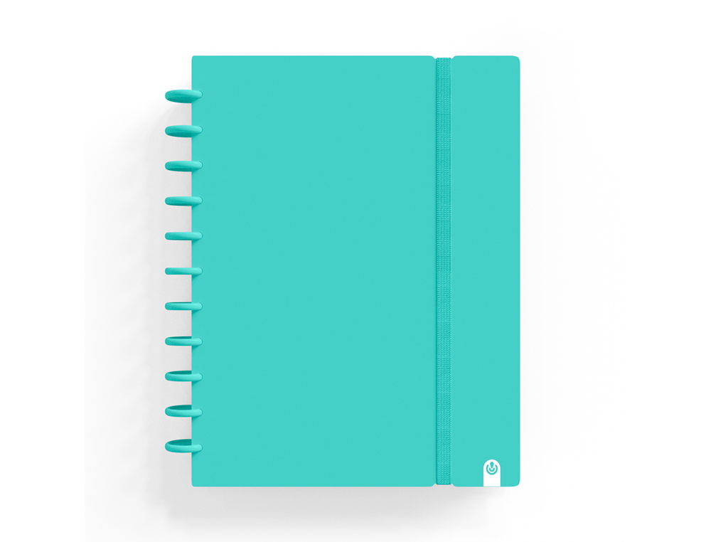 CUADERNO CARCHIVO INGENIOX FOAM A4 80H CUADRICULA MENTA PASTEL