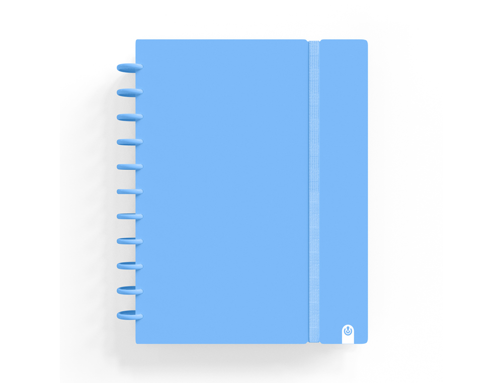 CUADERNO CARCHIVO INGENIOX FOAM A4 80H CUADRICULA AZUL PASTEL