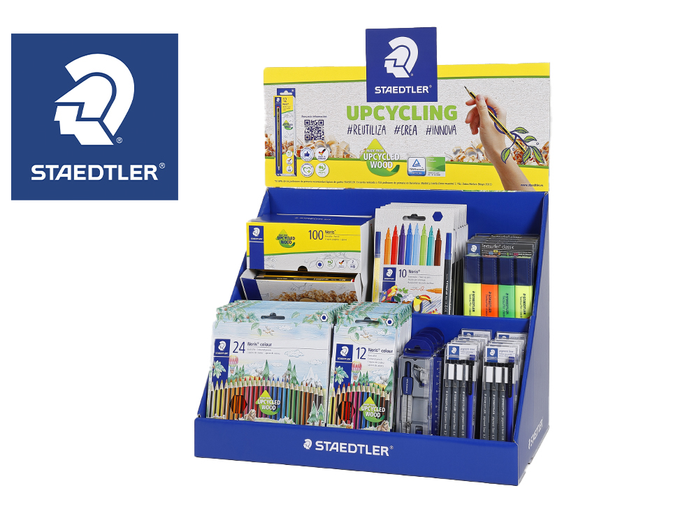 EXPOSITOR STAEDTLER SOBREMESA VAC+ REGALO 24 UNIDADES DEL LPIZ 120-2