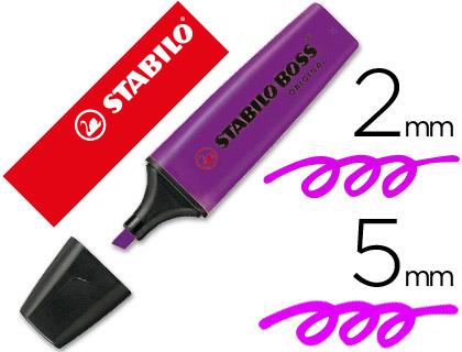 ROTULADOR STABILO BOSS FLUORESCENTE 70 LAVANDA