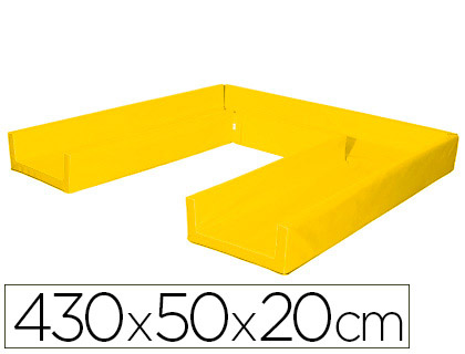 CIRCUITO MODULAR DE GATEO SUMO DIDACTIC 430X50X20 CM AMARILLO