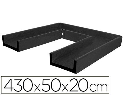 CIRCUITO MODULAR DE GATEO SUMO DIDACTIC 430X50X20 CM NEGRO