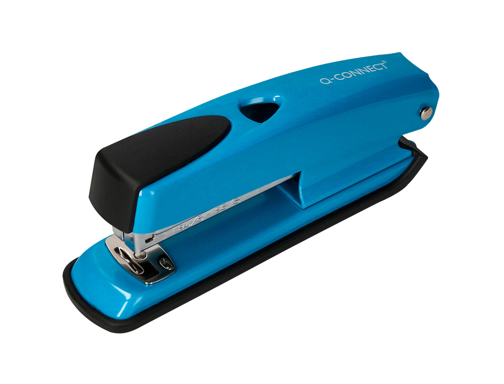 GRAPADORA Q-CONNECT KF02149 METALICA AZUL CAPACIDAD 20 HOJAS