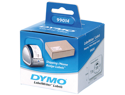 ETIQUETA ADHESIVA DYMO 99014 -TAMAO 101X54 MM PARA IMPRESORA 400 220 ETIQUETAS USO ENVIOS