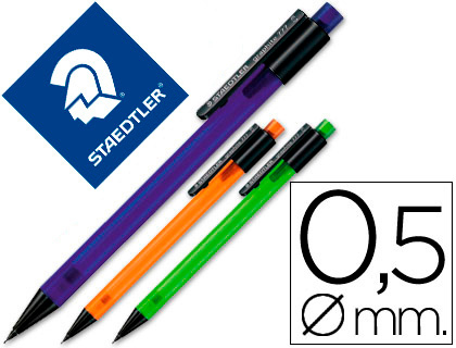 PORTAMINAS STAEDTLER MARS 0,5 MM TRANSLUCIDO