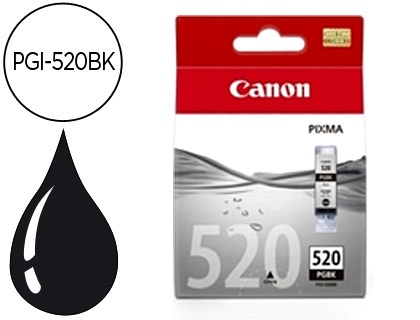 INK-JET CANON PGI-520BK NEGRO PIXMAIP3600/4600