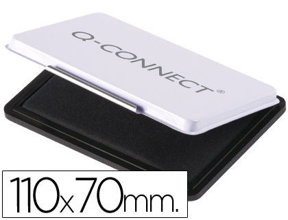 TAMPON Q-CONNECT N2 110X70 MM NEGRO