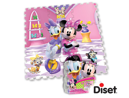 PUZZLE DISET ALFOMBRA FOAM MINNIE 90,5X90,5 CM