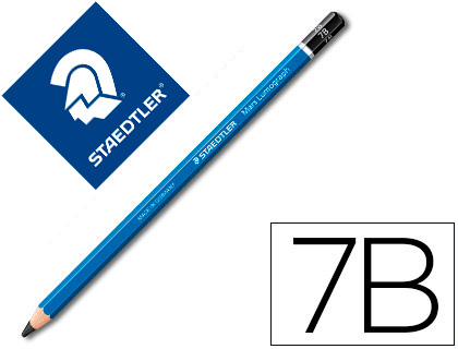 LAPICES DE GRAFITO STAEDTLER MARS LUMOGRAPH 100 7B UNIDAD