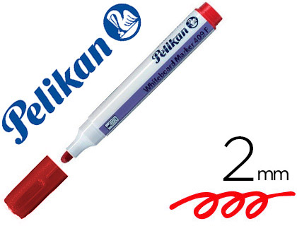 ROTULADOR PELIKAN PIZARRA BLANCA WHITEBOARD MARKER 409 ROJO