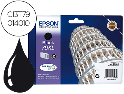 INK-JET EPSON 79XL 900P WF 4630 / 4640 / 5110 / 5620 / 5690 / 5690 NEGRO 2.600 PAG