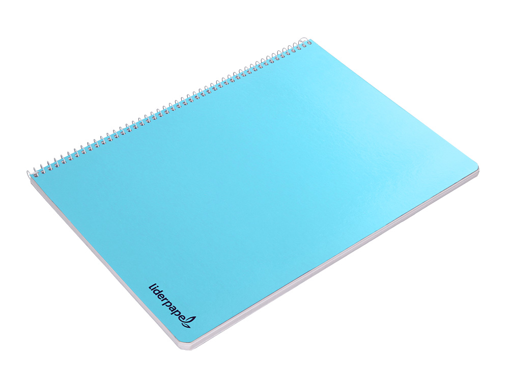 CUADERNO ESPIRAL LIDERPAPEL FOLIO SMART TAPA BLANDA 80H 60GR RAYADO N 46 COLORES SURTIDOS