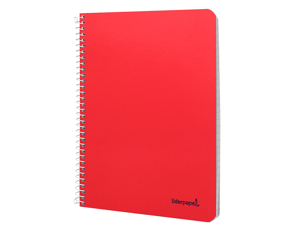 CUADERNO ESPIRAL LIDERPAPEL CUARTO SMART TAPA BLANDA 80H 60GR CUADRO 8MM CON MARGEN COLORES SURTIDOS