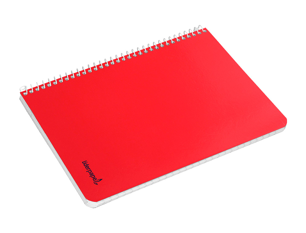 CUADERNO ESPIRAL LIDERPAPEL CUARTO SMART TAPA BLANDA 80H 60GR CUADRO 8MM CON MARGEN COLORES SURTIDOS