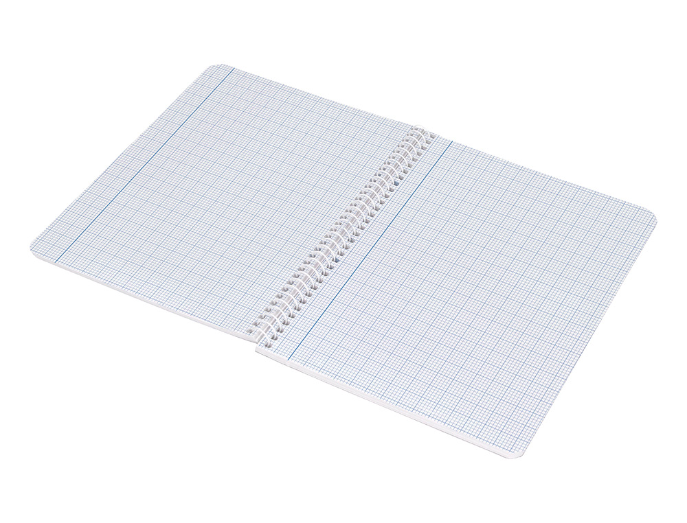 CUADERNO ESPIRAL LIDERPAPEL CUARTO SMART TAPA BLANDA 80H 60GR MILIMETRADO 2MM COLORES SURTIDOS