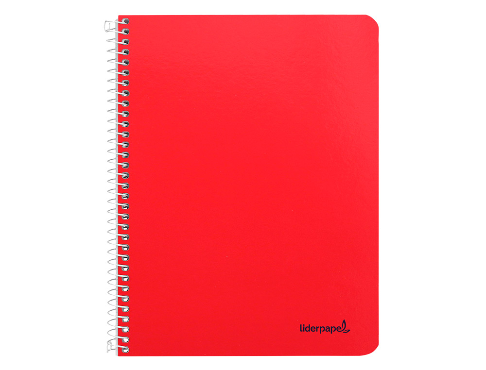 CUADERNO ESPIRAL LIDERPAPEL CUARTO SMART TAPA BLANDA 80H 60GR MILIMETRADO 2MM COLORES SURTIDOS