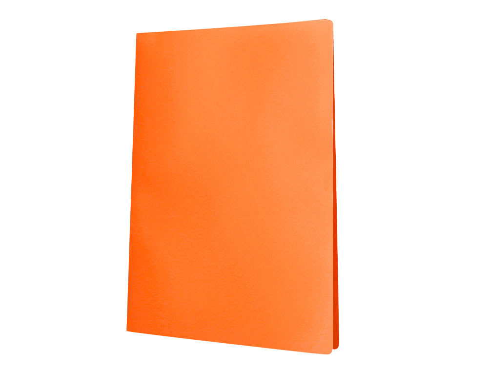 CARPETA LIDERPAPEL ESCAPARATE 10 FUNDAS POLIPROPILENO DIN A4 NARANJA FLUOR OPACO