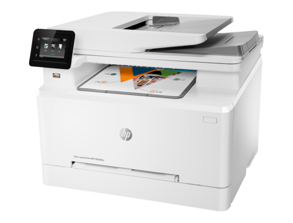 EQUIPO MULTIFUNCION HP COLOR LASERJET PRO MFP M283FDW DUPLEX WIFI 21 PPM 2 BANDEJAS 250 HOJAS ESCANER COPIADORA