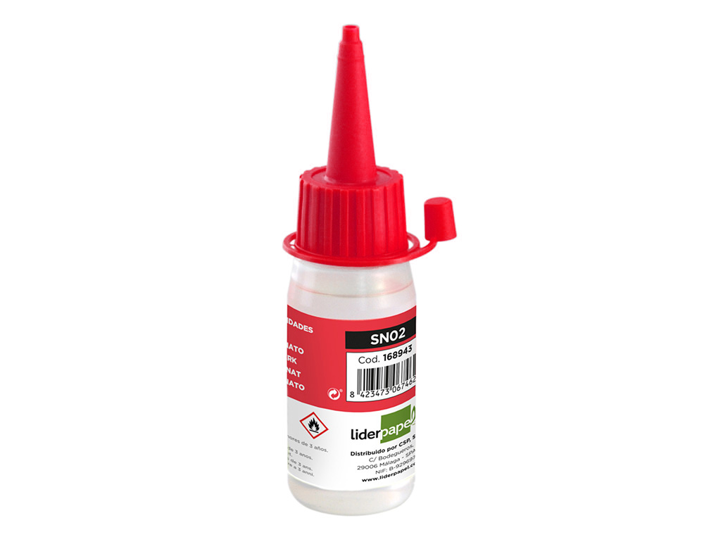 SILICONA LIQUIDA LIDERPAPEL PARA MANUALIDADES BOTE DE 30 ML