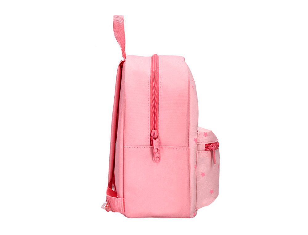 CARTERA PREESCOLAR LIDERPAPEL MOCHILA INFANTIL DISEO ROSA 250X115X210 MM