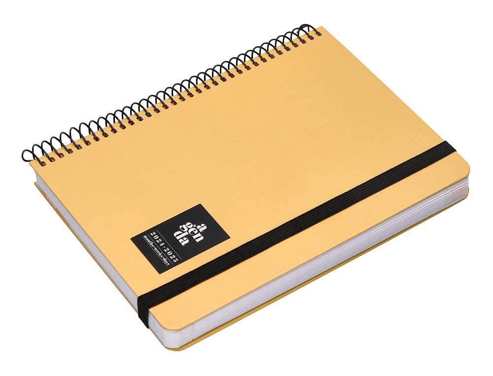 AGENDA ESCOLAR LIDERPAPEL AO 24 - 25 CURSO CLASSIC AMARILLO DA PGINA A5