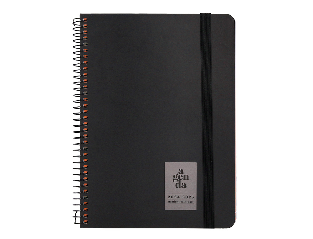 AGENDA ESCOLAR LIDERPAPEL AO 24 - 25 CURSO CLASSIC NEGRO 2 DAS PGINA A5