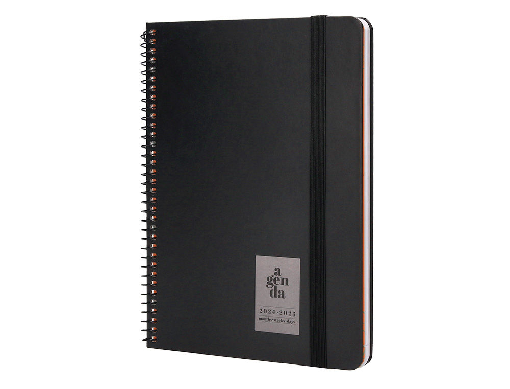 AGENDA ESCOLAR LIDERPAPEL AO 24 - 25 CURSO CLASSIC NEGRO 2 DAS PGINA A5