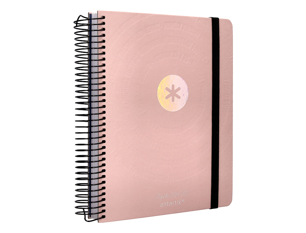 AGENDA ESCOLAR ANTARTIK AO 24 - 25 CURSO COLECCION MINIMAL PINK DA PGINA A5