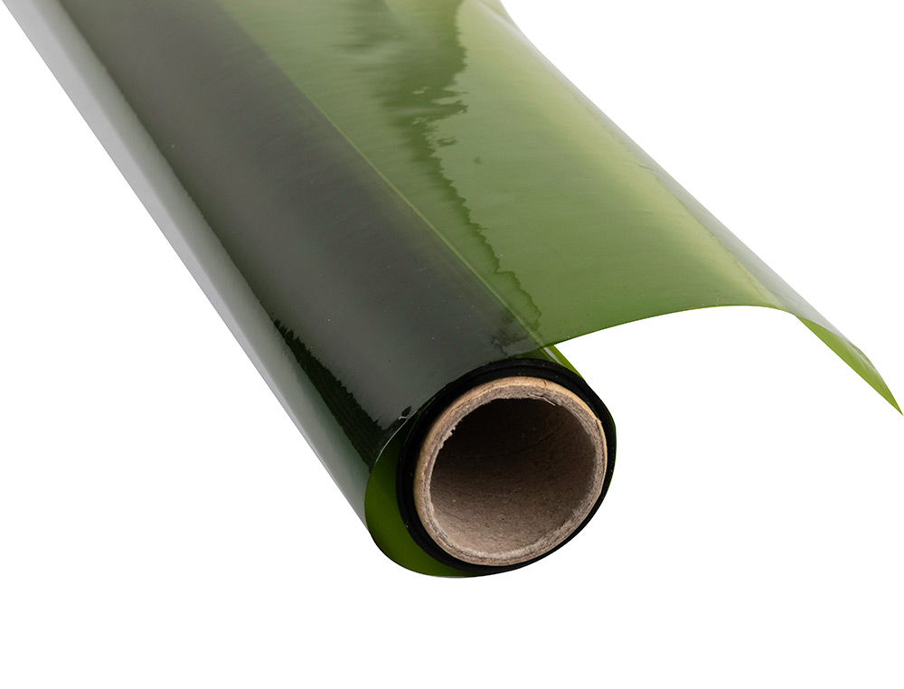 PAPEL CELOFAN LIDERPAPEL ROLLO VERDE 0,60 X 10 MT