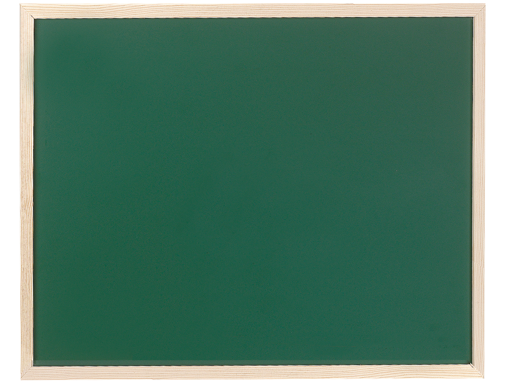 PIZARRA VERDE Q-CONNECT MARCO DE MADERA 90X60 CM SIN REPISA