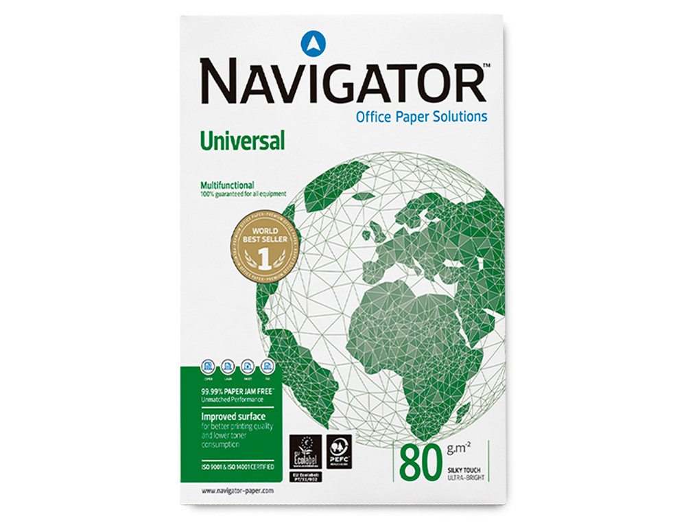 PAPEL FOTOCOPIADORA NAVIGATOR DIN A3 80 GRAMOS PAPEL MULTIUSO INK-JET Y LASER PAQUETE DE 500 HOJAS