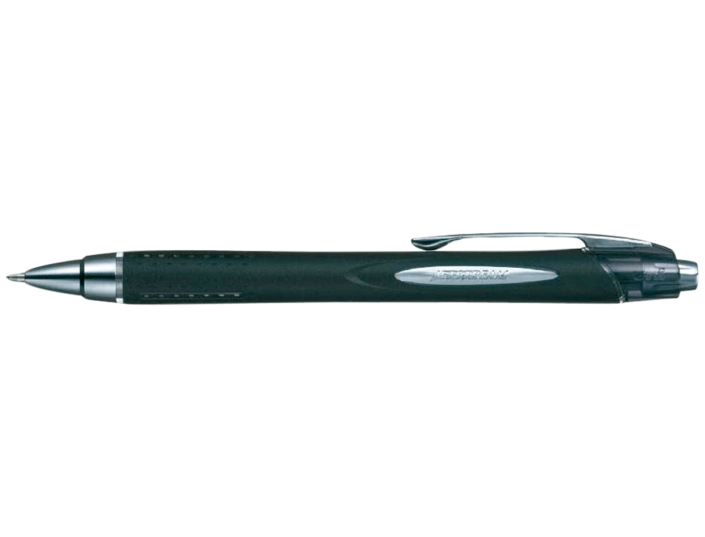 BOLIGRAFO UNI-BALL JETSTREAM SXN-210 RETRACTIL TINTA HIBRIDA COLOR NEGRO