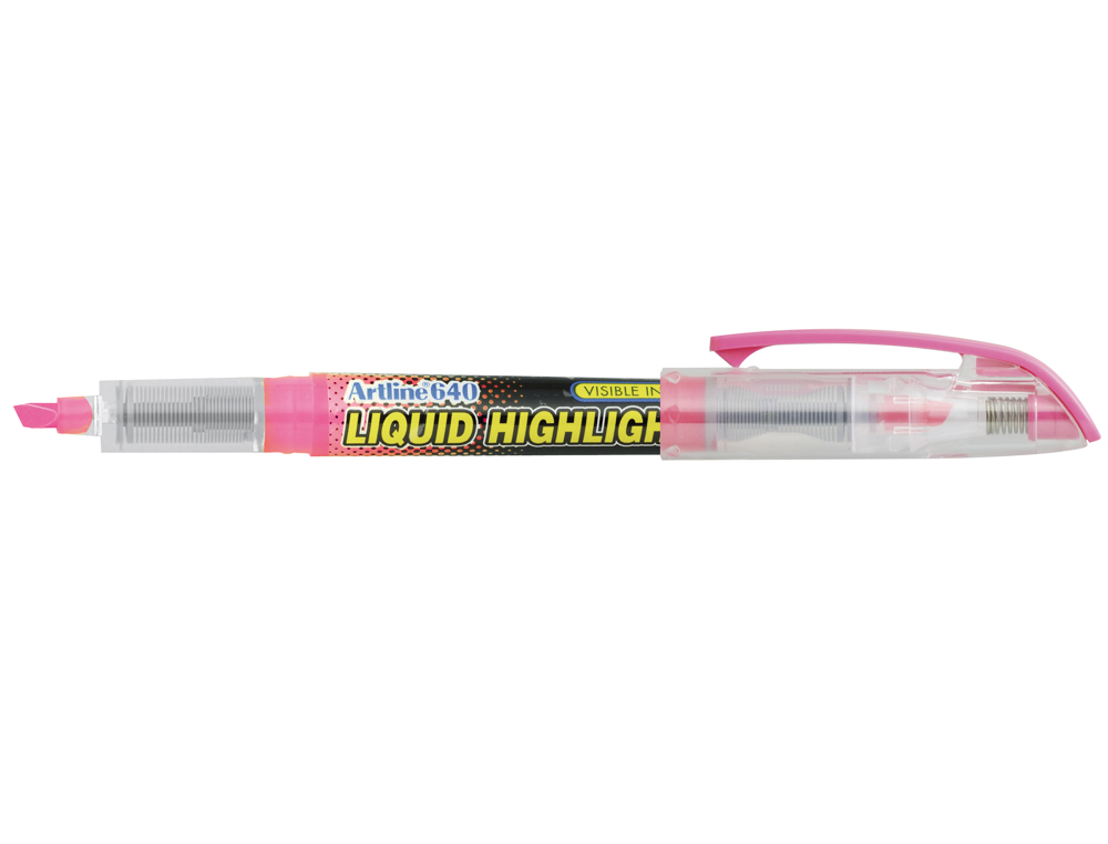 ROTULADOR ARTLINE FLUORESCENTE EK-640 ROSA PUNTA BISELADA